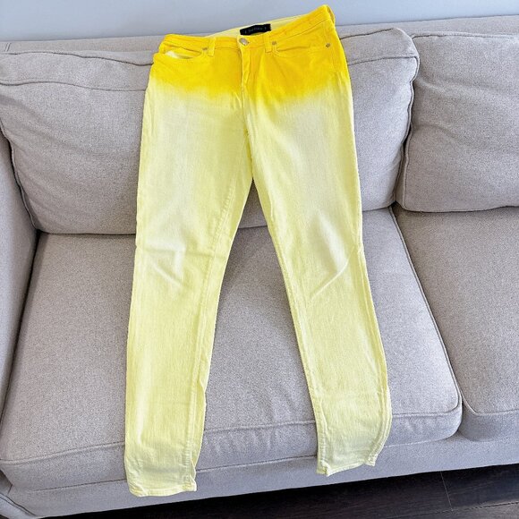 99% NEW SIZE 27 JUICY COUTURE PANTS, YELLOW - Picture 1 of 6